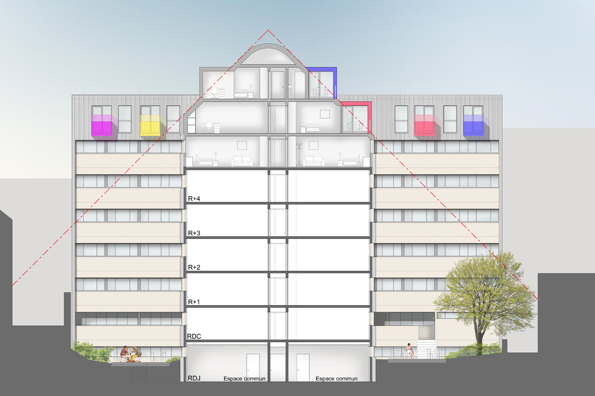 cuadra architectes Réhabilitation Logement