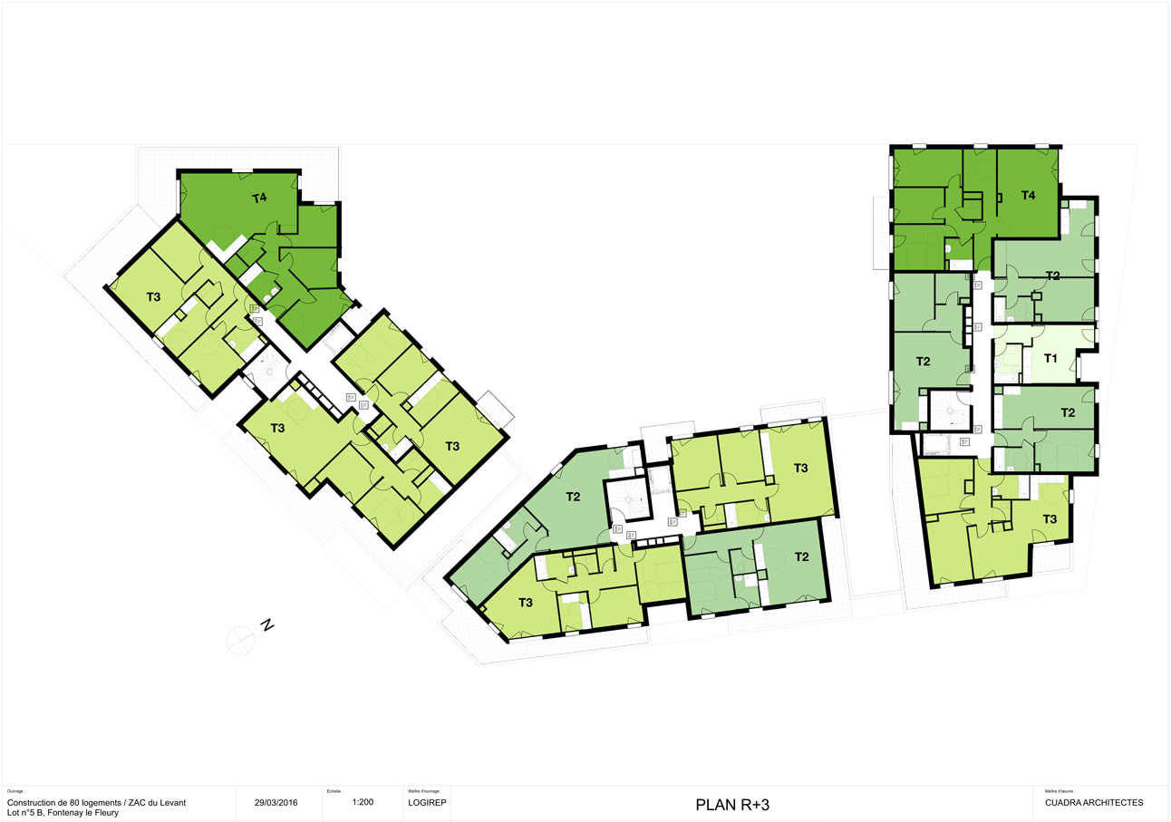 cuadra architectes Neuf Logement