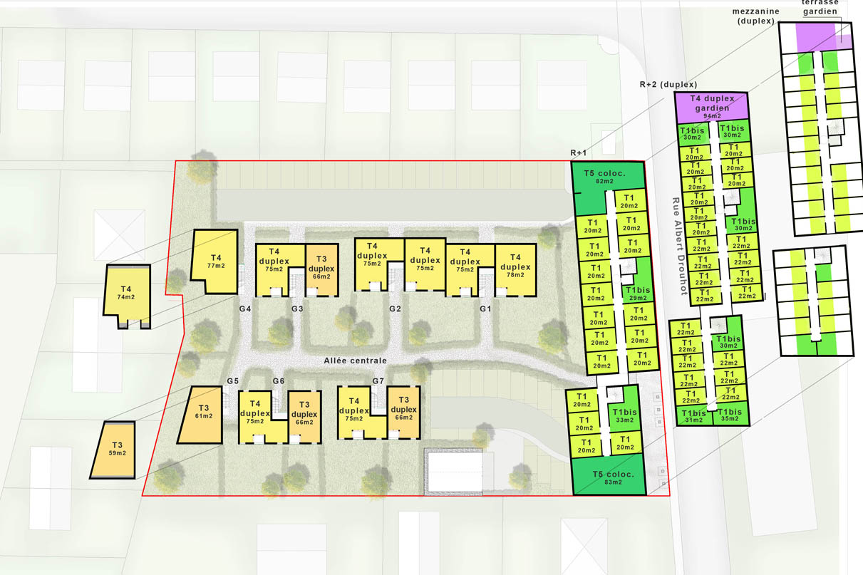 cuadra architectes Neuf Logement
