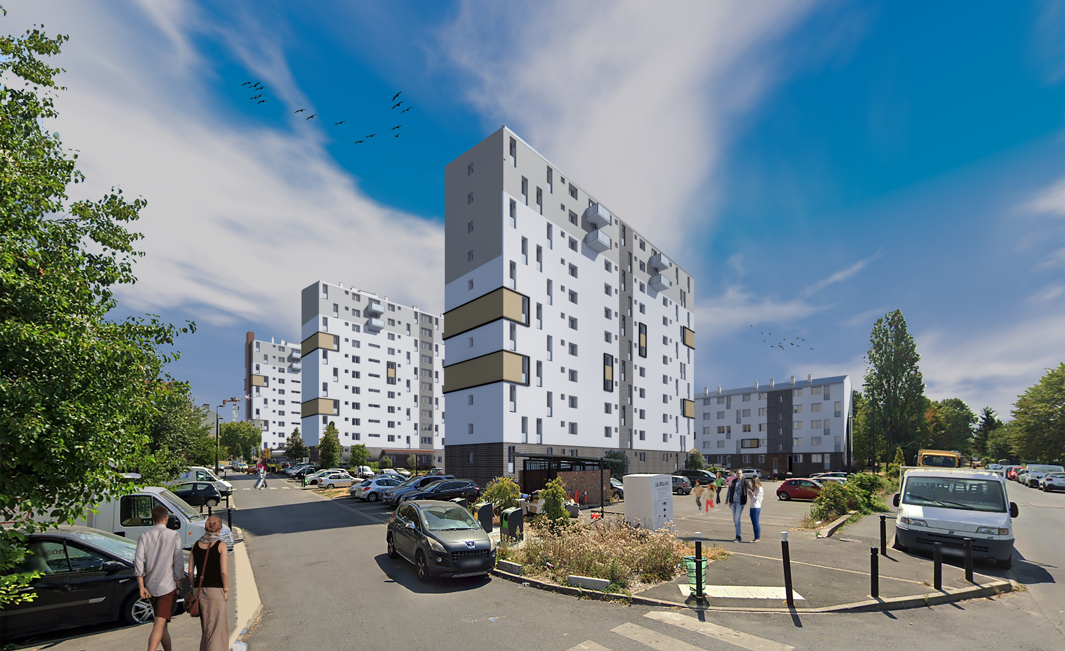 cuadra architectes Réhabilitation Logement